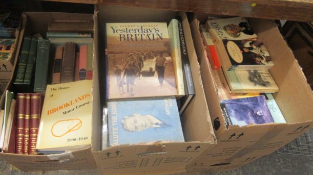 FIVE BOXES OF BOOKS Image