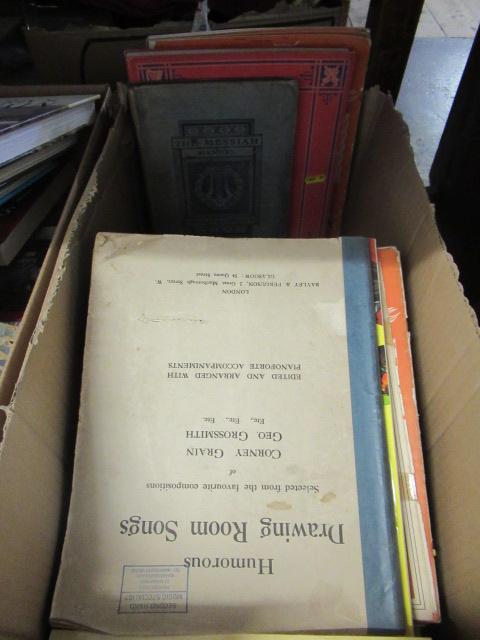 BOX OF SHEET MUSIC Image