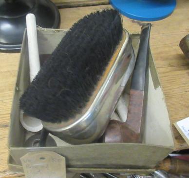 BOX OF VINTAGE PIPES ETC Image