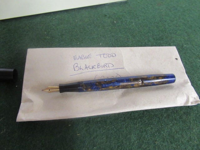 RARE MABLE TODD BLACKBIRD PEN AND OTHER WATERMAN PENS   Image