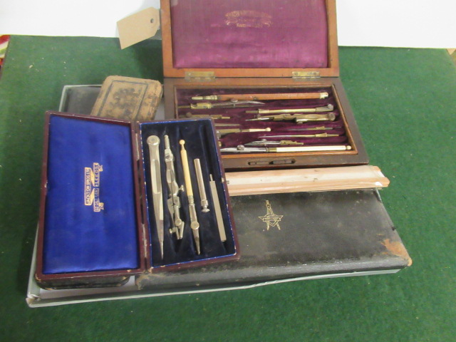 QUANTITY OF CASED COMPASS SETS ETC Image