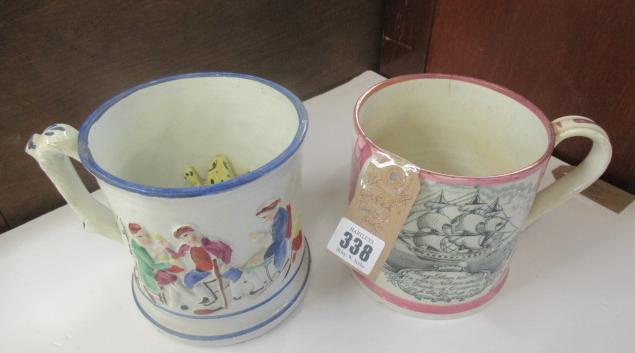 SUNDERLAND LUSTRE MUG AND ANOTHER Image