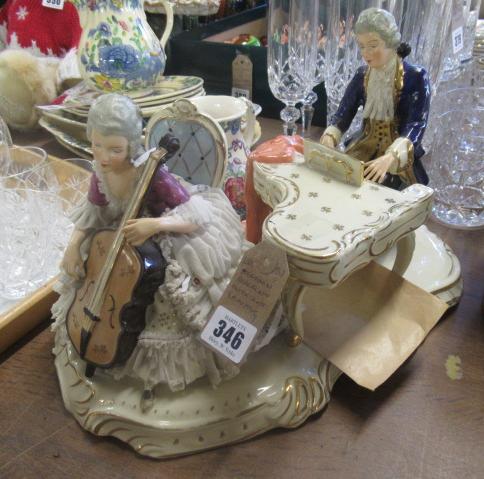 DRESDEN PORCELAIN MUSICIAN GROUP Image
