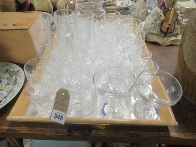 QUANTITY OF BABYCHAM AND OTHER GLASS  Image