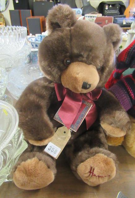 HARRODS 1990S CHRISTMAS TEDDY BEAR Image