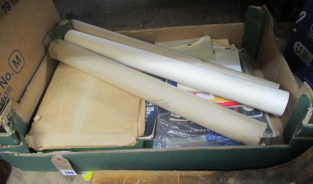 BOX OF EPHEMERA AND SOUVENIR PROGRAMMES Image