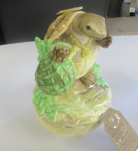 BEATRIX POTTER SCHMID CERAMIC MUSICAL TORTOISE Image
