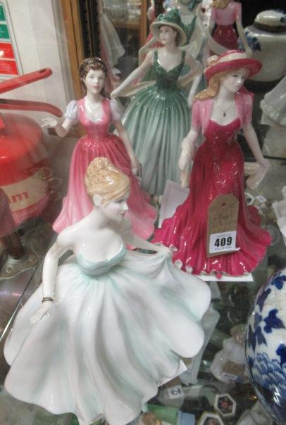 FOUR ROYAL DOULTON FIGURES INCLUDING EASTER PARADE Image