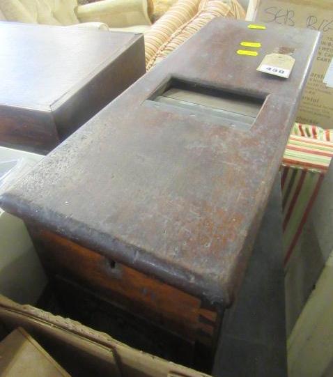 VINTAGE WOODEN CASH TILL Image