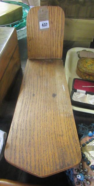WOODEN BOOK TROUGH Image
