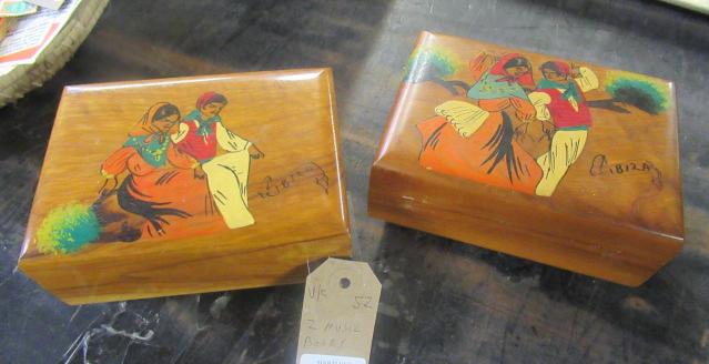 TWO MUSICAL BOXES Image