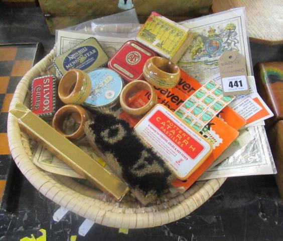 BASKET OF COLLECTABLES Image
