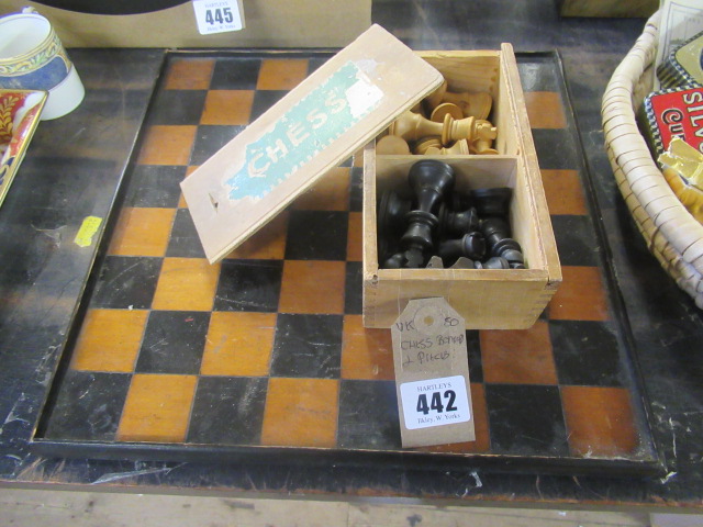 CHESS BOARD AND PIECES Image