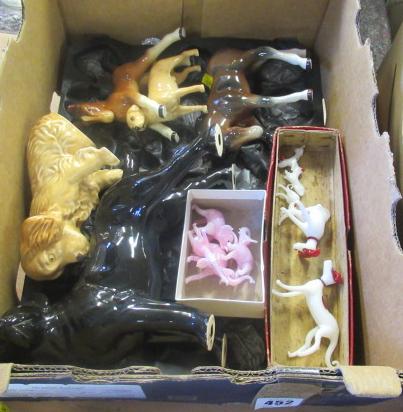 BESWICK AND SYLVAC CERAMIC AND GLASS ANIMALS Image