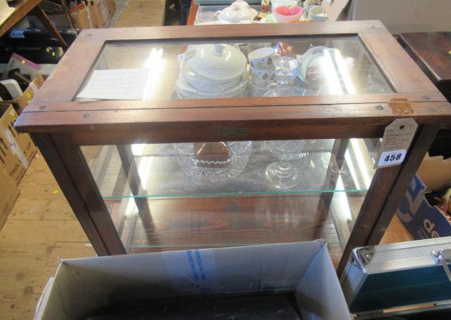 EDWARDIAN PINE SCIENTIFIC DISPLAY CABINET Image