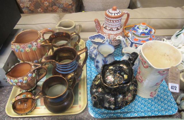TWO TRAYS OF JUGS ETC Image