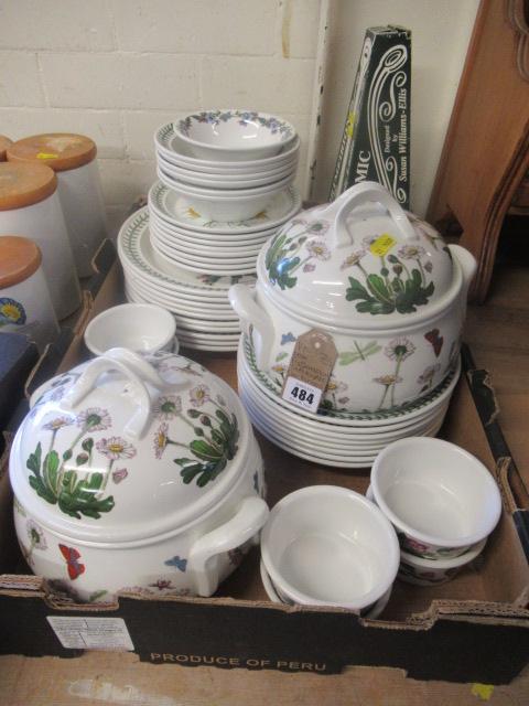 BOX OF PORTMEIRION TABLEWARE INCLUDING TUREEN PLATES AND BOWLS Image