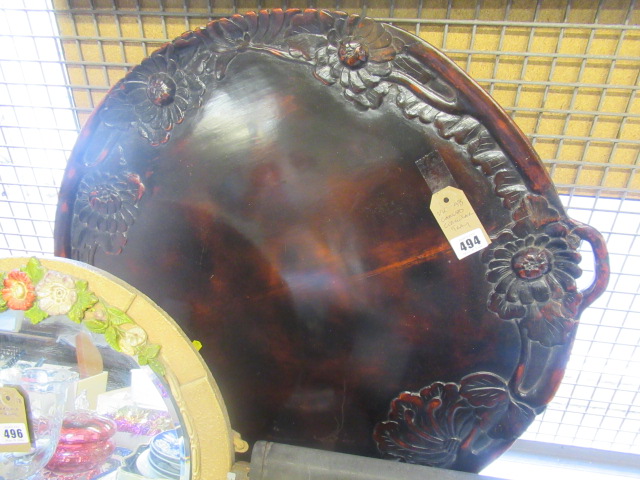 CARVED CIRCULAR TRAY Image