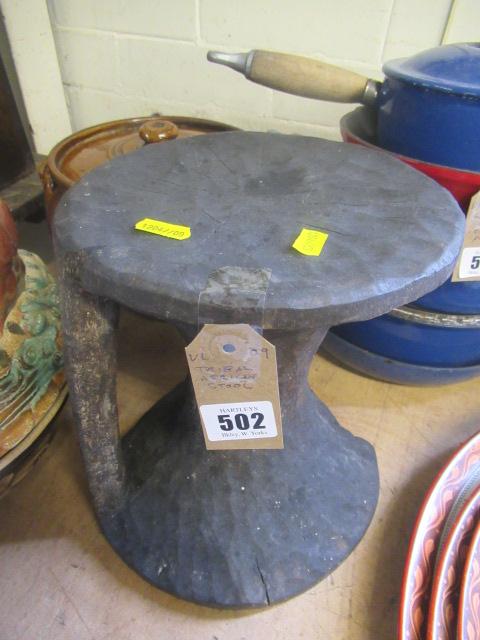 TRIBAL AFRICAN STOOL Image