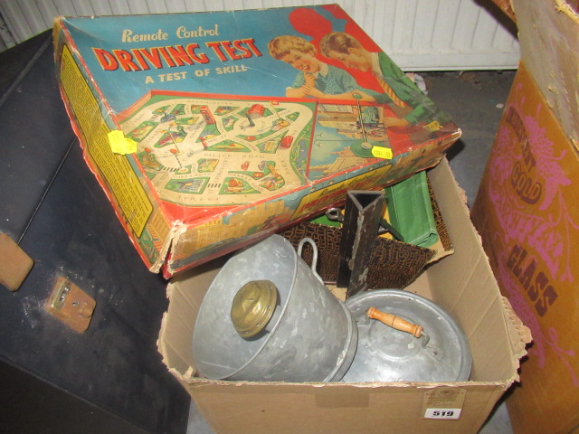 BOX OF VINTAGE TOYS AND GAMES Image
