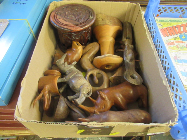 QUANTITY OF WOODEN ORNAMENTS Image