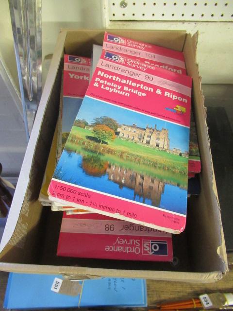 BOX OF FOLDING MAPS Image