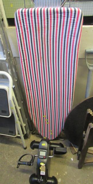 IRONING BOARD AND A MINI EXERCISE BIKE Image