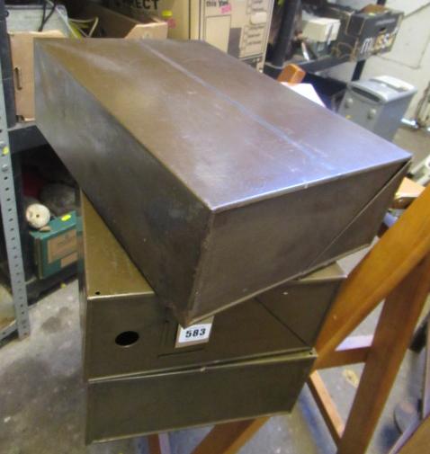 THREE METAL FILES AND A CASE Image