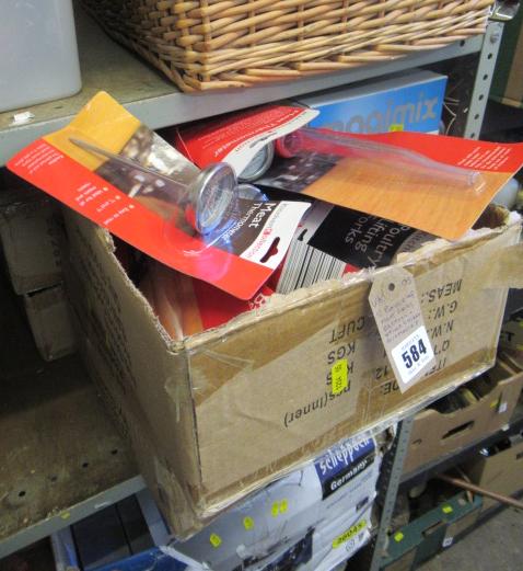 FIVE BOXES OF KITCHEN ACCESSORIES Image