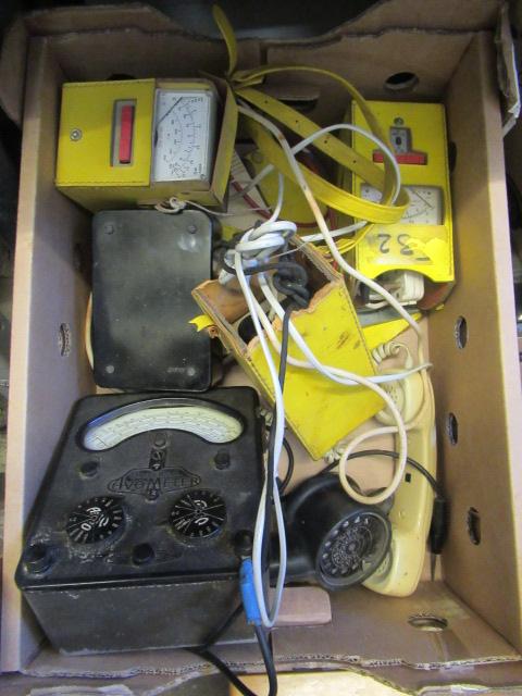 BOX OF TELECOM TEST EQUIPMENT Image