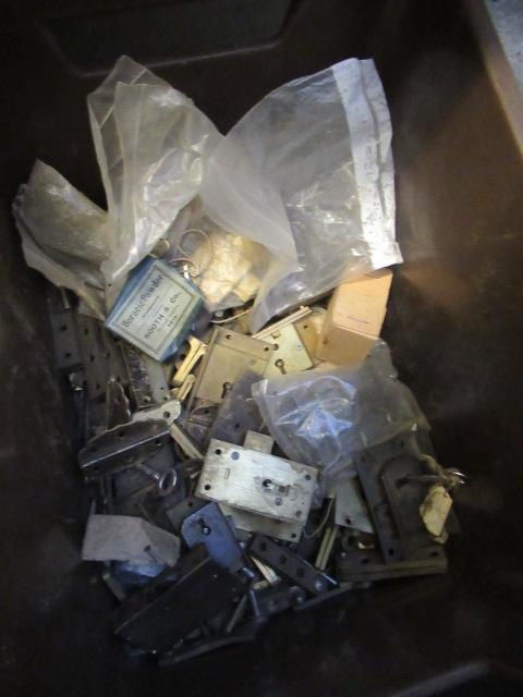 BOX OF LOCKS AND KEYS Image