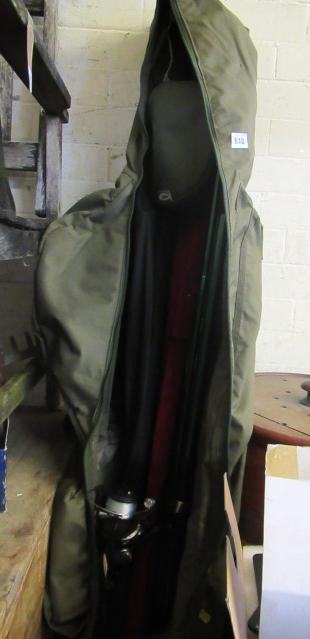 THREE CARP ROD  THREE REELS AND CASE Image