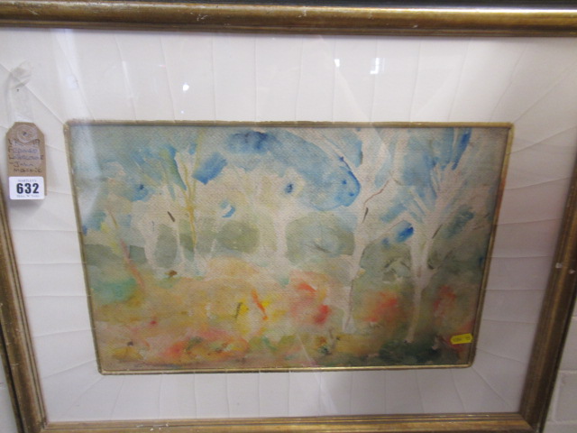 FRAMED WATERCOLOUR BY JOHN MACKIE Image