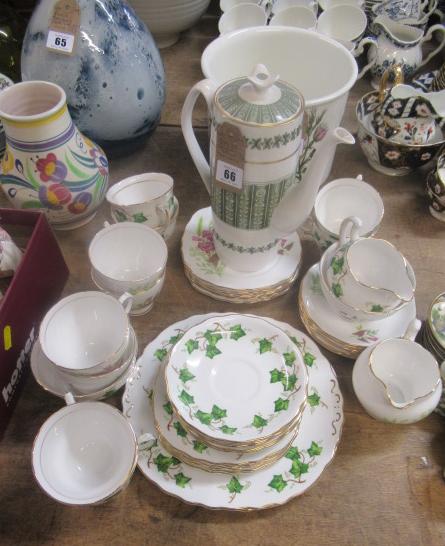 QUANTITY OF COLCLOUGH AND SPODE TEAWARE Image
