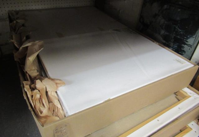 BOX OF EIGHT 20X16 STRETCHED ART CANVASES Image