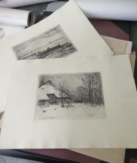 QUANTITY OF HALPENNY ETCHINGS ETC Image