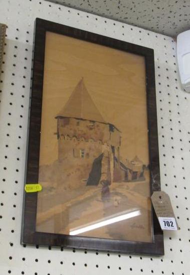 CHARLES SPINDLER MARQUETRY PANEL Image