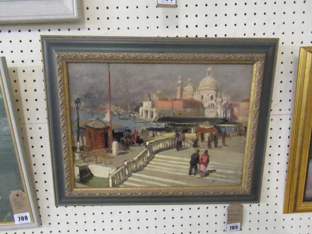 FRAMED OIL OF VENICE Image