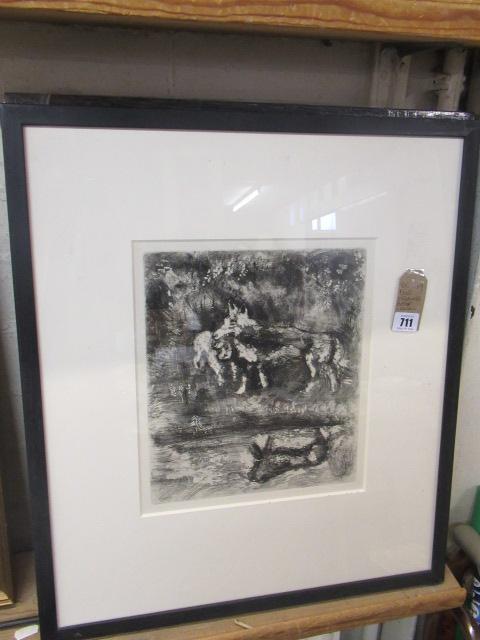 PAIR OF ETCHINGS AFTER CHAGALL Image