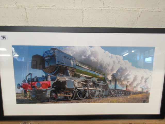 FLYING SCOTSMAN FRAMED PICTURE Image