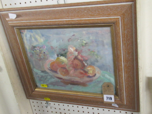 OAK FRAMED OIL STILL LIFE  Image