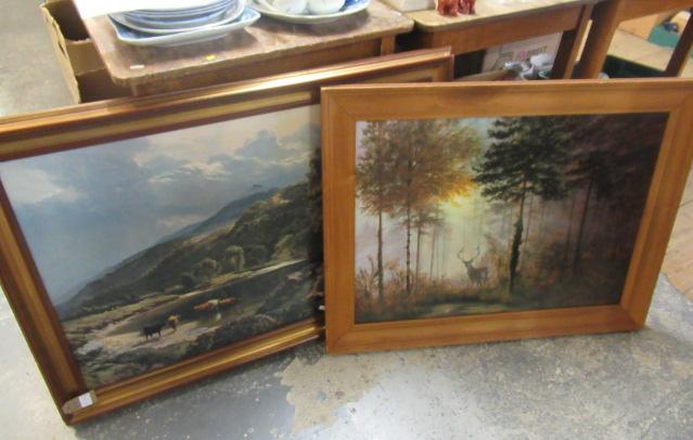 TWO LARGE PRINTS Image