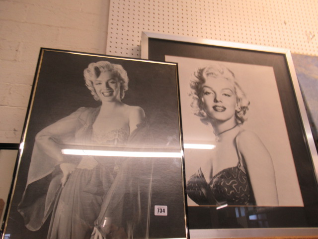 THREE FRAMED MARYLIN MONROE PICTURES Image