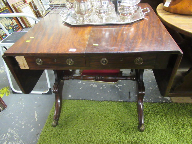 MAHOGANY SOFA TABLE Image