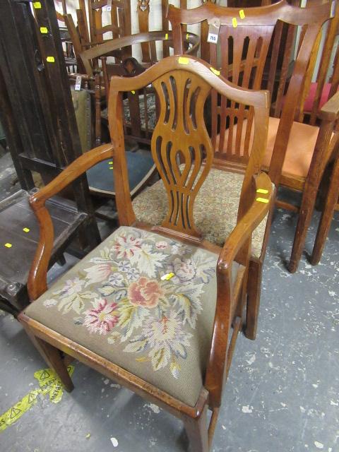 TWO ANTIQUE DINING CHAIRS Image