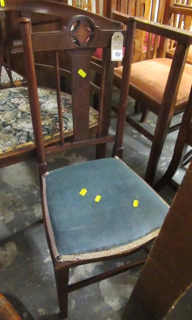 EDWARDIAN INLAID CHILDS CHAIR Image