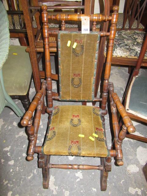 VINTAGE CHILDS ROCKING CHAIR Image