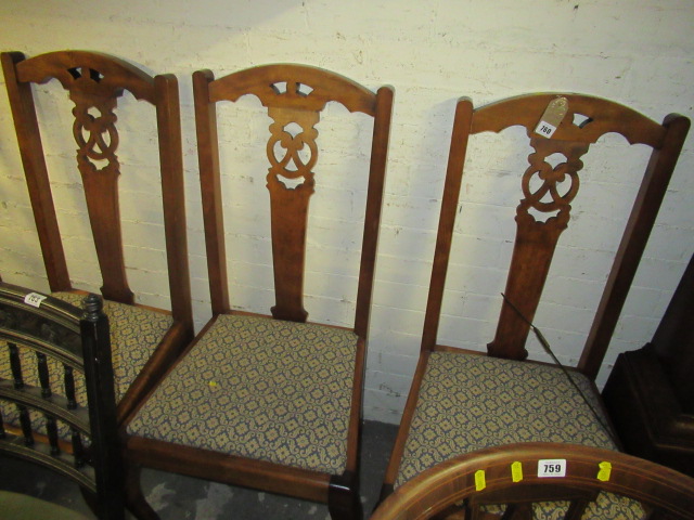 SET OF FOUR MAHOGANY CHAIRS Image