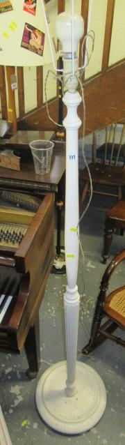WOODEN PAINTED STANDARD LAMP Image