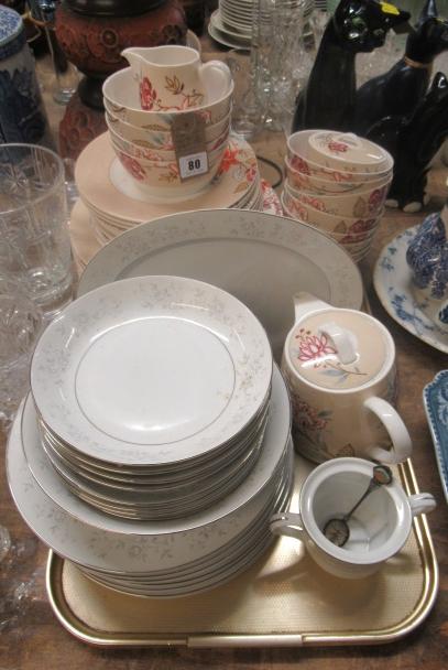 PLATINUM TEA SET AND M AND S ORIENTAL WARE Image